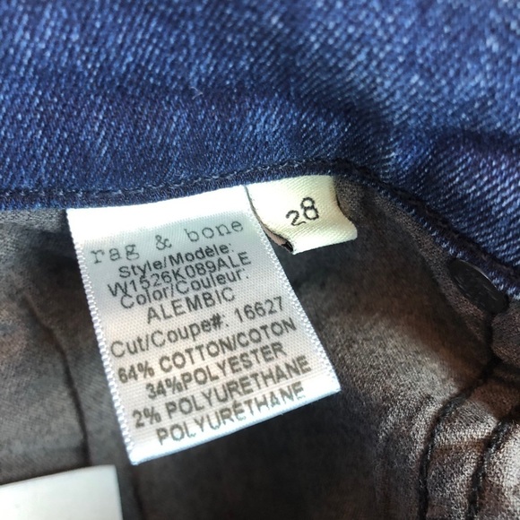 Rag & Bone Ankle Skinny w/ Frayed Hem 👖 - Picture 8 of 10
